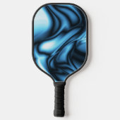Blue Silk wave Pickleball Paddle (Achterkant)