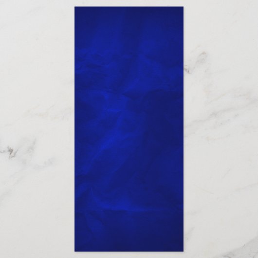 Blue Silver Christian Cross Wedding Programme (Dos)