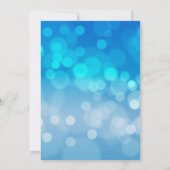 BLUE Silver classique INVITATION PARTI (Dos)