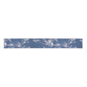 Blue Silver Marble Grosgrain Lint (Voorkant)
