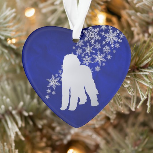 Blue Silver Snowflake Labradooda Chien (Arbre)