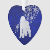 Blue Silver Snowflake Labradooda Chien (devant)