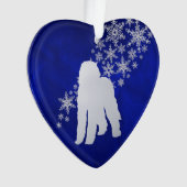 Blue Silver Snowflake Labradooda Chien (devant)