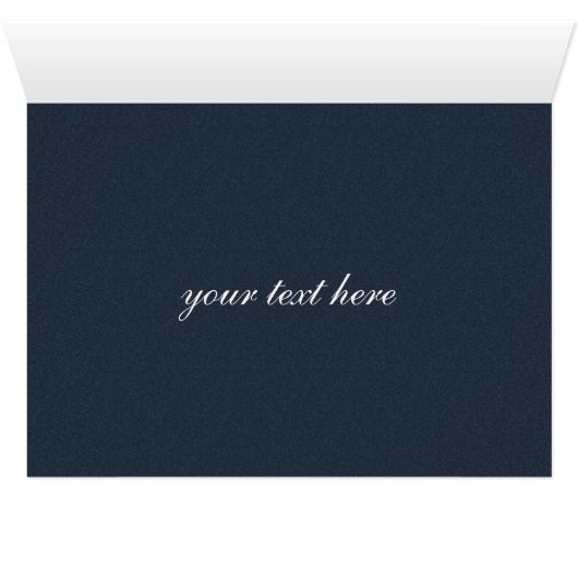 Blue Silver Snowflakes trouwlijstnummers (Binnen Horizontaal (Onder))