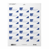 Blue Silver Triskel Etiket (Full Sheet)