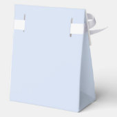 Blue Simple Minimal Hete Luchtballon Baby shower Bedankdoosjes (Achterkant)