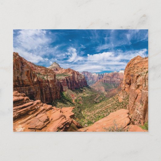 BLUE SKIES BIJ ZIONS BRIEFKAART (Voorkant)