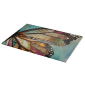 Blue Skies Butterfly Glass Cutting Board Snijplank (Hoek)