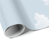 Blue Skies Clouds Cadeaupapier (Rol Hoek)