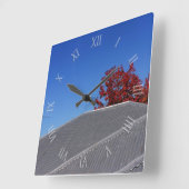 Blue Skies Tin Roof Wall klok (Hoek)