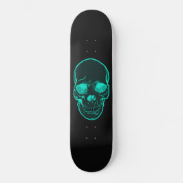 Blue Skull Graphics Skateboard voor jongens en mei