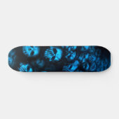 Blue skulls-Skateboard Skateboard (Horizontaal)
