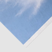 Blue Sky and White Fluffy Clouds Photo Decoupage Tissuepapier (Detail)