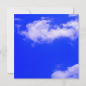 Blue Sky Art Fotografie Professionele Minimalist Save The Date (Achterkant)