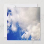 Blue Sky Art Fotografie Professionele Minimalist Save The Date (Achterkant)