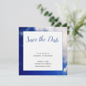 Blue Sky Art Fotografie Professionele Minimalist Save The Date (Staand voorkant)
