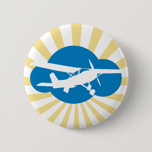 Blue Sky Aviation Ronde Button 5,7 Cm (Voorkant)