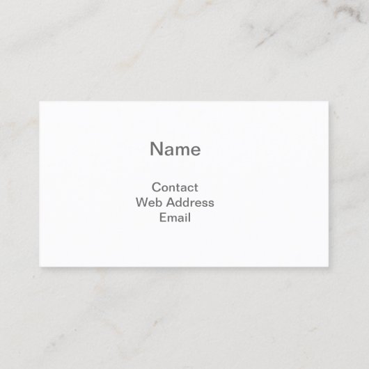 Blue Sky Clouds - Carte de visite standard (Dos)