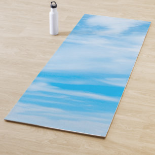 Blue Sky Clouds Design Sjabloon Elegant Fitness Yogamat