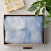 BLUE SKY CLOUDS FOTO WEEFSEL PAPIER (Geschenk)