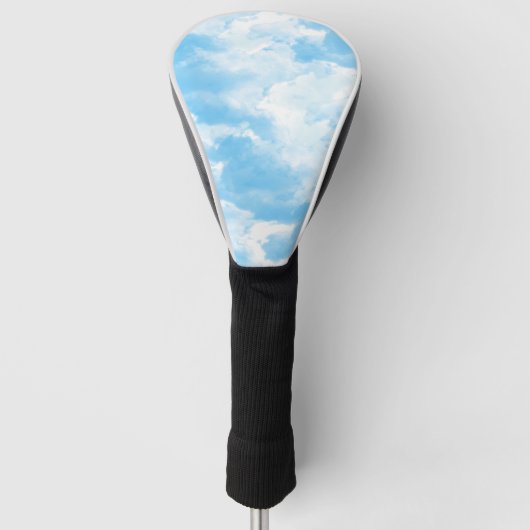Blue Sky Clouds Golfheadcover (Voorkant)