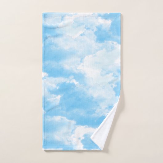Blue Sky Clouds Handdoek (Handdoek)