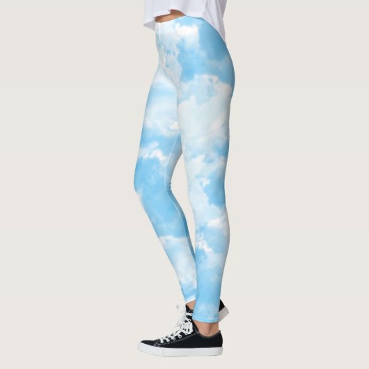 Blue Sky Clouds Leggings (Links)
