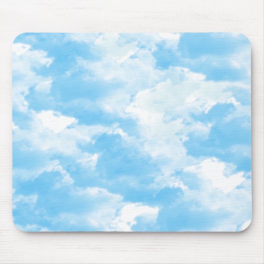 Blue Sky Clouds Muismat (Voorkant)