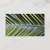 Blue Sky, Clouds, Palm Frond Visitekaartje (Achterkant)