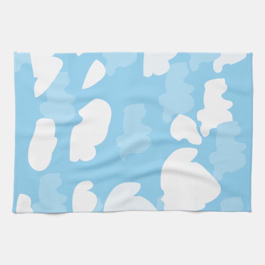 Blue Sky Clouds Theedoek (Horizontaal)