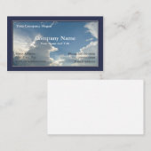 Blue Sky Clouds-Visitekaartje Visitekaartje (Voorkant / Achterkant)