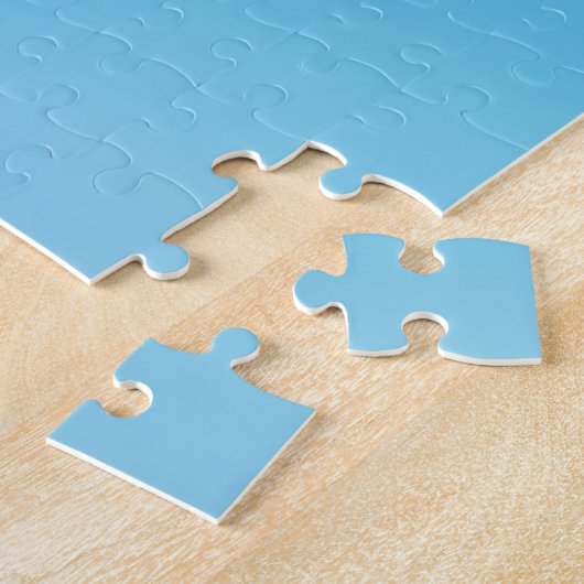 Blue Sky Color Gradient Puzzle Puzzle (Côté)
