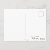 Blue Sky Daisies Briefkaart (Achterkant)