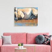 Blue Sky Day Canvas Afdruk (Insitu (Woonkamer))