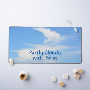 Blue Sky Deels Bewolkt met een Twist Bureaumat