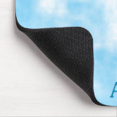 Blue Sky en Cloud Art Custom Muismat (Hoek)
