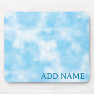 Blue Sky en Cloud Art Custom Muismat