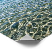 Blue Sky en mooie Calm Zee Poster (Hoek)