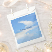 Blue Sky en White Cloud Bedankzakje (Geknipt)