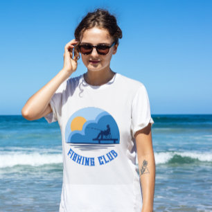 Blue Sky Fisherman Gevist Club T-shirt