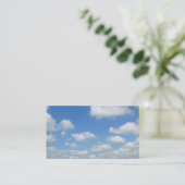 Blue Sky Fresh Air Clouds Visitekaartje (Staand voorkant)