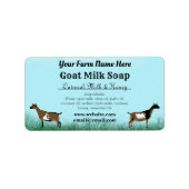 Blue Sky Goat Milk Soap Label - Nigerian Dwarf (Voorkant)