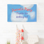 Blue Sky Kinder feestbanner Spandoek (Insitu)
