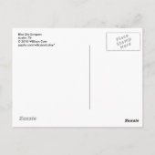 Blue Sky-krakers Briefkaart (Achterkant)