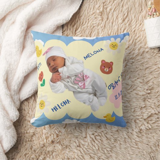 Blue Sky Melona Henok Lance Oreiller (Couverture)