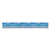 Blue Sky met Cloud Streaks Grosgrain Lint (Voorkant)
