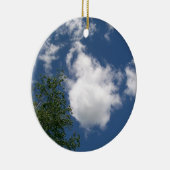 Blue Sky met Clouds en Tree Ornament (Rechts)