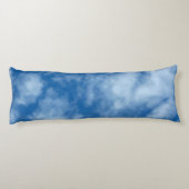 Blue Sky met Clouds Foto Lichaamskussen (Achterkant)
