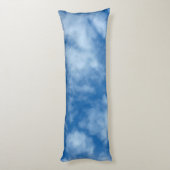 Blue Sky met Clouds Foto Lichaamskussen (Achterkant (Verticaal))
