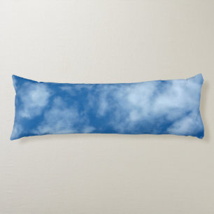 Blue Sky met Clouds Foto Lichaamskussen